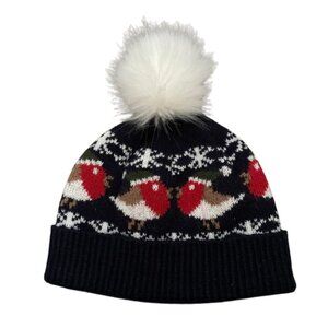 Topshop Robin Pom Knit Beanie Hat